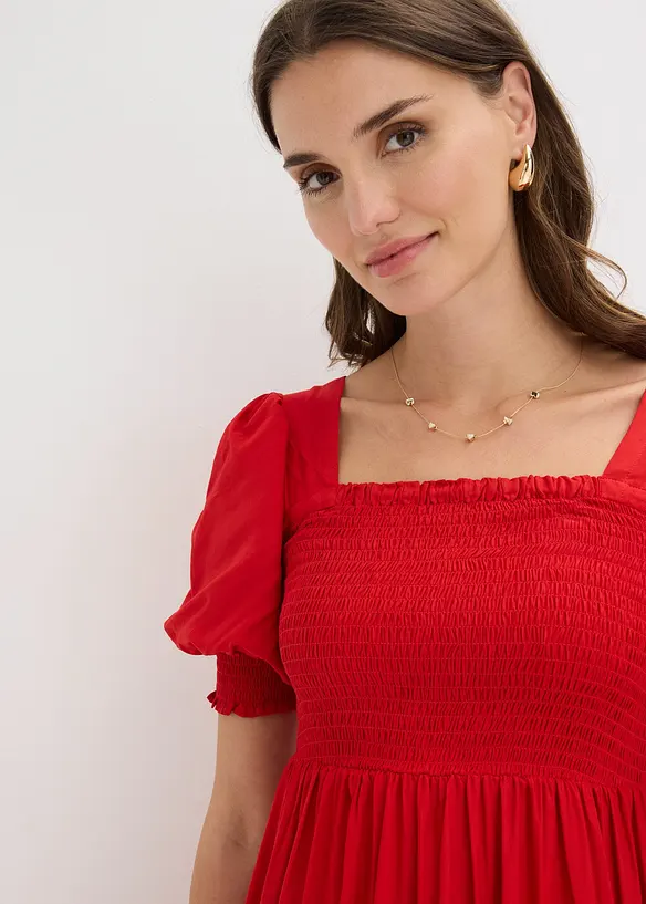 Robe midi imprim&eacute;e, bonprix