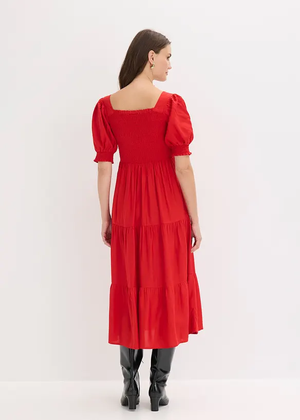 Robe midi imprim&eacute;e, bonprix