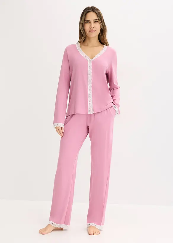 Pyjama boutonn&eacute;, bonprix