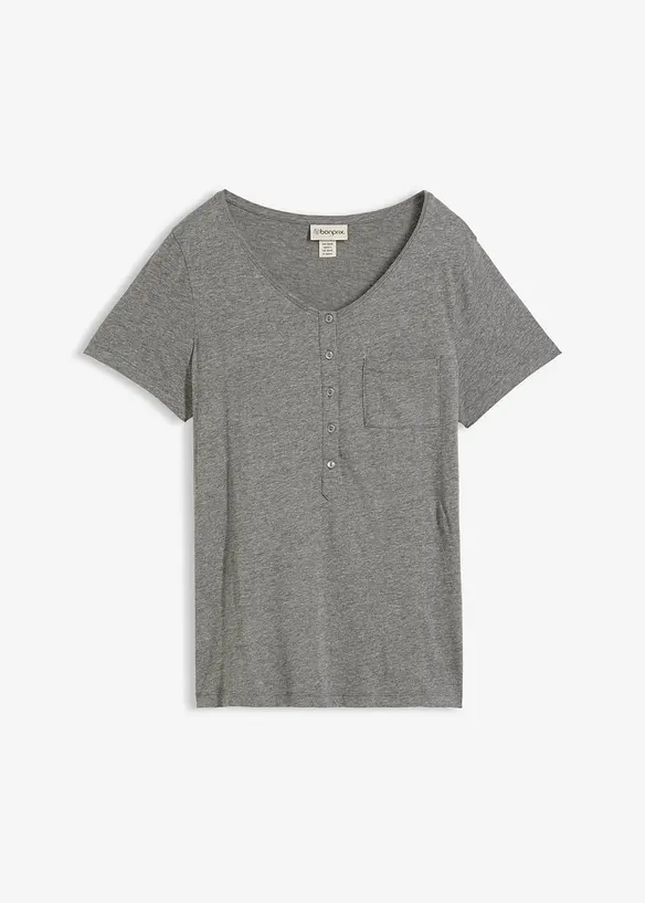 T-shirt en coton et viscose, bonprix