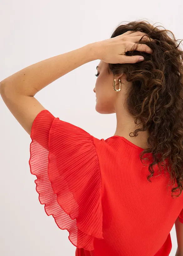 T-shirt &agrave; volants, bonprix