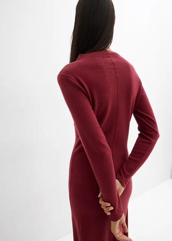 Robe longue en maille fine avec cachemire, bonprix