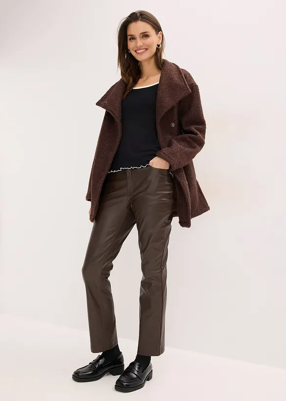 T-shirt manches longues c&ocirc;tel&eacute;, bonprix