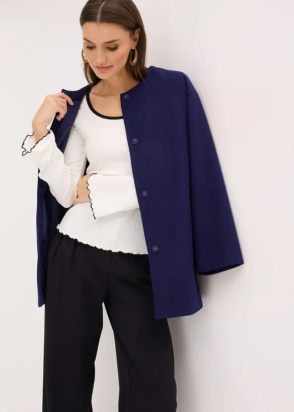 T-shirt manches longues c&ocirc;tel&eacute;, bonprix