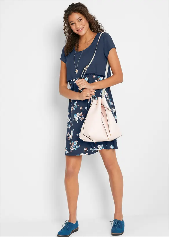 Robe de grossesse et d&rsquo;allaitement en jersey, bonprix