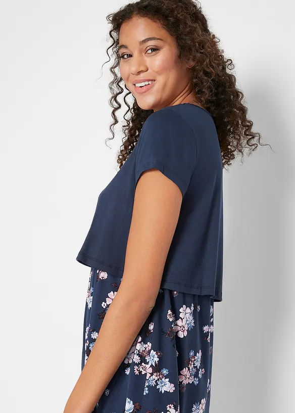 Robe de grossesse et d&rsquo;allaitement en jersey, bonprix