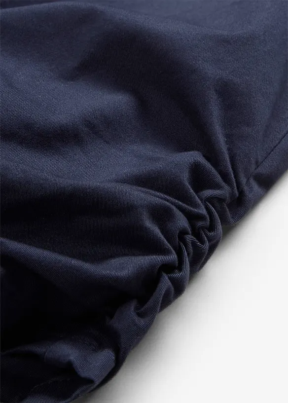 Corsaire &agrave; empi&egrave;cement taille confortable et fronces, bonprix