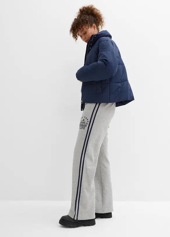 Pantalon de jogging doux en coton m&eacute;lang&eacute;, bonprix