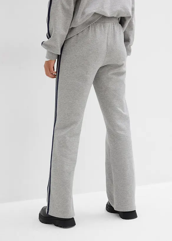 Pantalon de jogging doux en coton m&eacute;lang&eacute;, bonprix