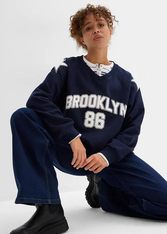 Sweat-shirt oversize et doux, bonprix