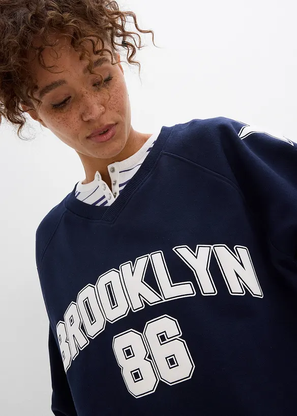 Sweat-shirt oversize et doux, bonprix