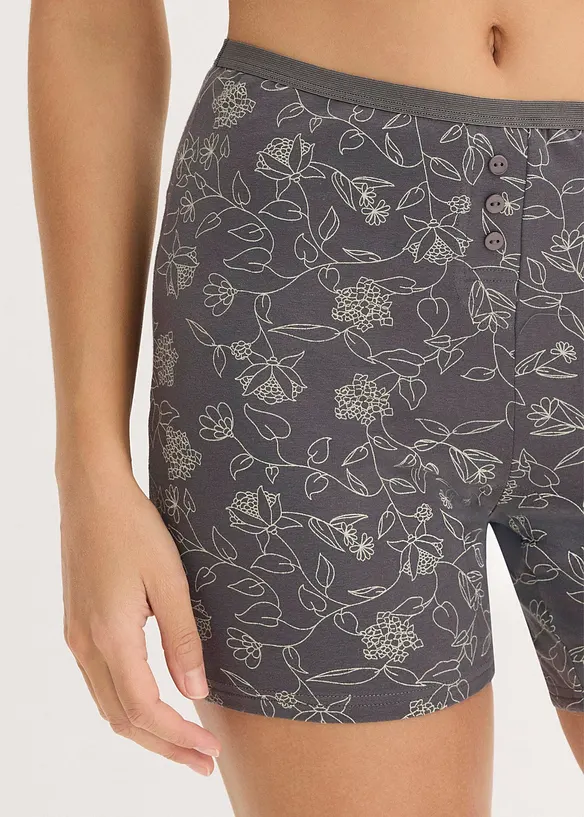 Lot de 4 boxers longs pour femme, bonprix