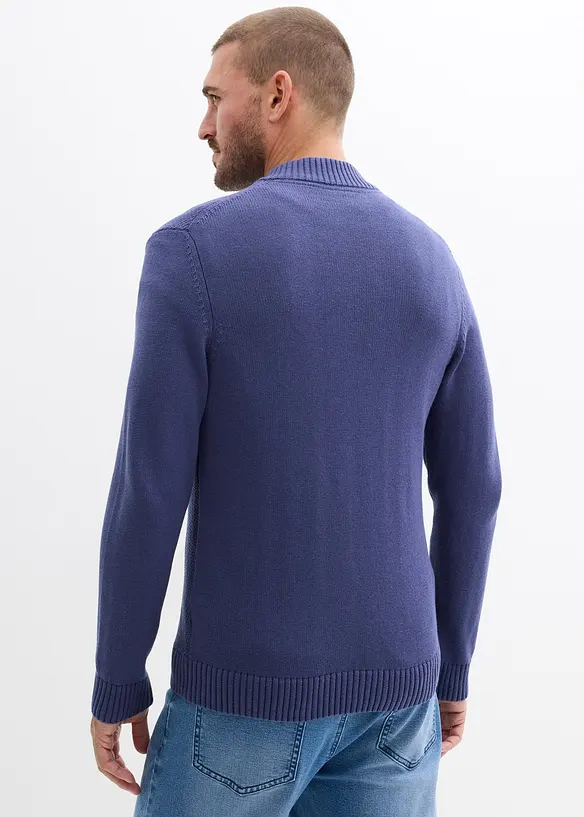 Gilet en fine maille 100% coton, bonprix