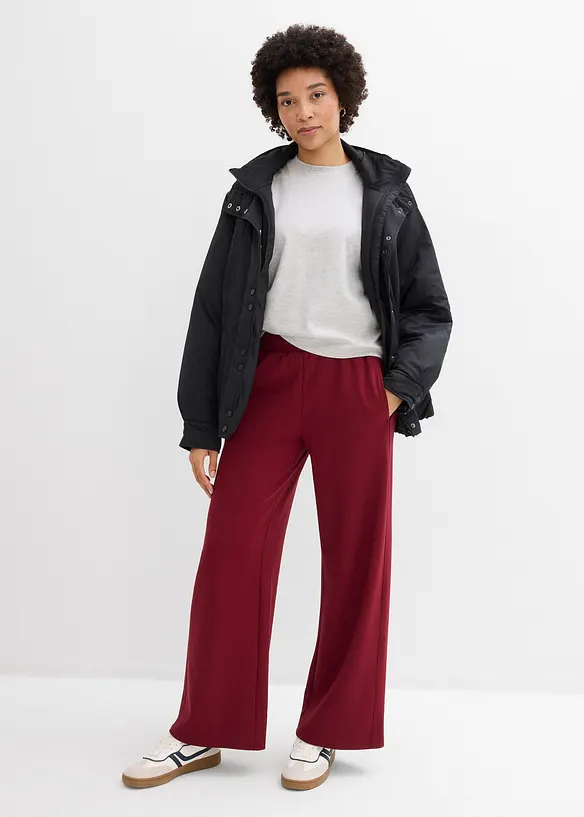 T-shirt court et oversize en coton &eacute;pais, bonprix