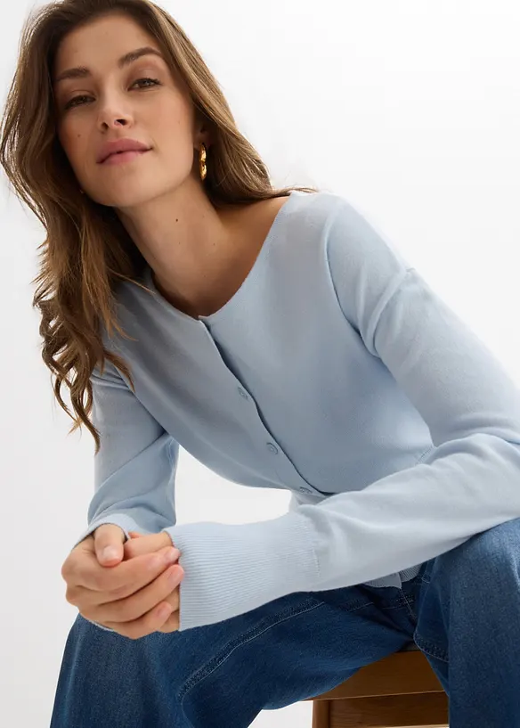 Gilet en fine maille, bonprix