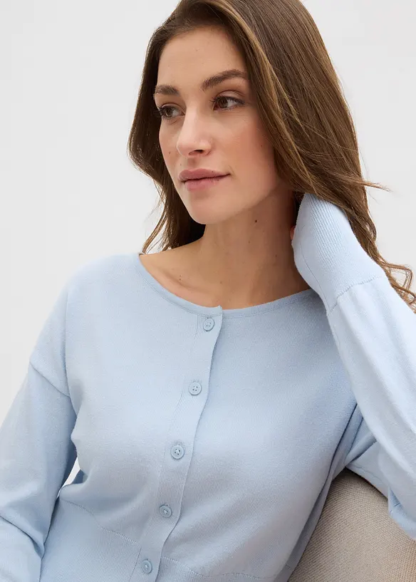 Gilet en fine maille, bonprix