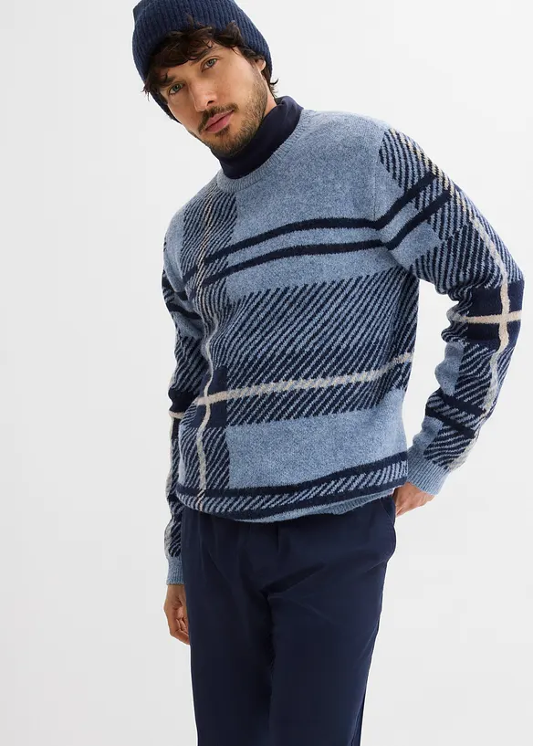 Pantalon chino regular avec ceinture, taille &eacute;lastiqu&eacute;e, droit, bonprix