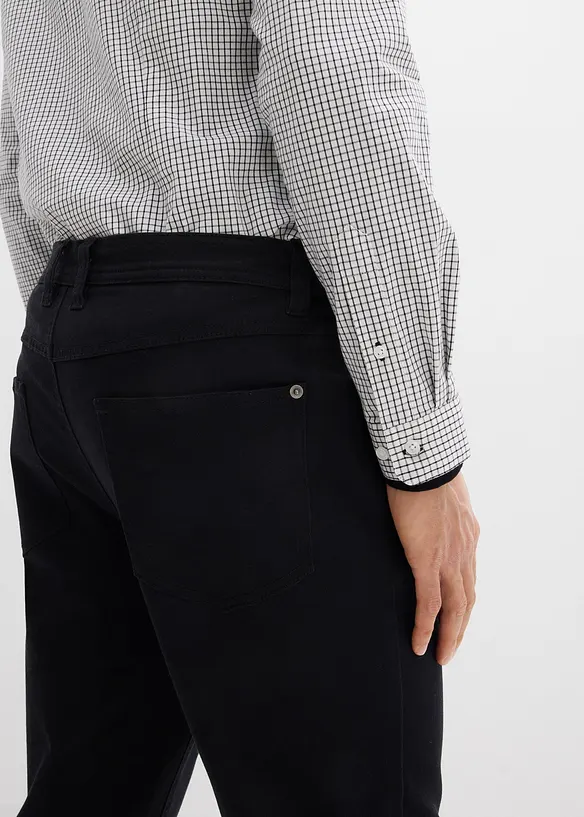 Pantalon extensible classique &agrave; taille &eacute;lastiqu&eacute;e, droit, bonprix