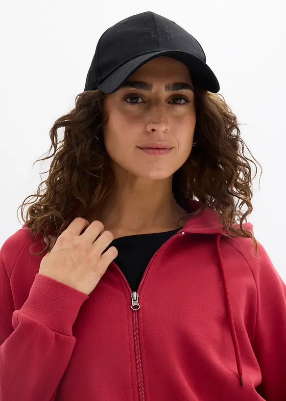 Sweat zipp&eacute; 100% coton, bonprix