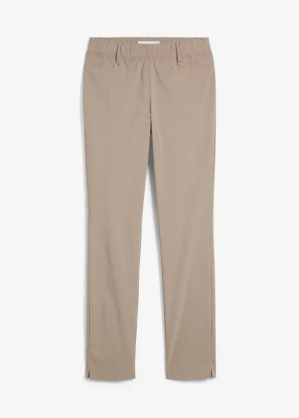 Pantalon extensible &agrave; taille enti&egrave;rement &eacute;lastiqu&eacute;e, bonprix