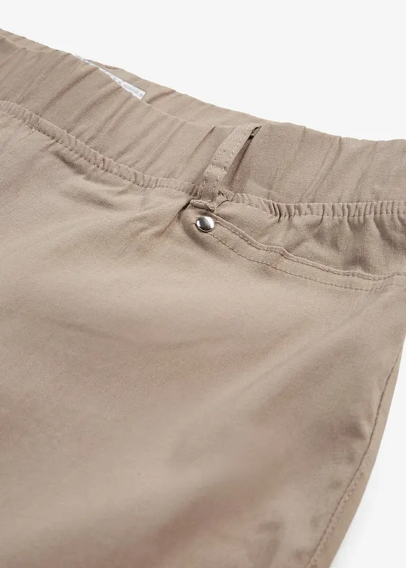 Pantalon extensible &agrave; taille enti&egrave;rement &eacute;lastiqu&eacute;e, bonprix