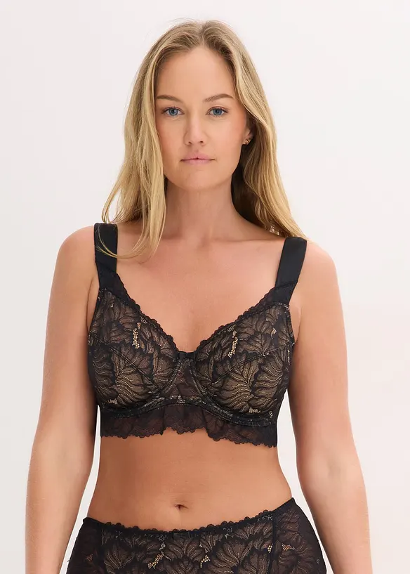 Soutien-gorge minimiseur &agrave; bretelles rembourr&eacute;es, bonprix