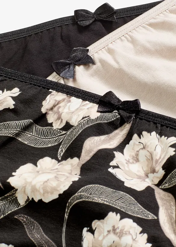 Lot de 4 slips Maxi confortables, bonprix