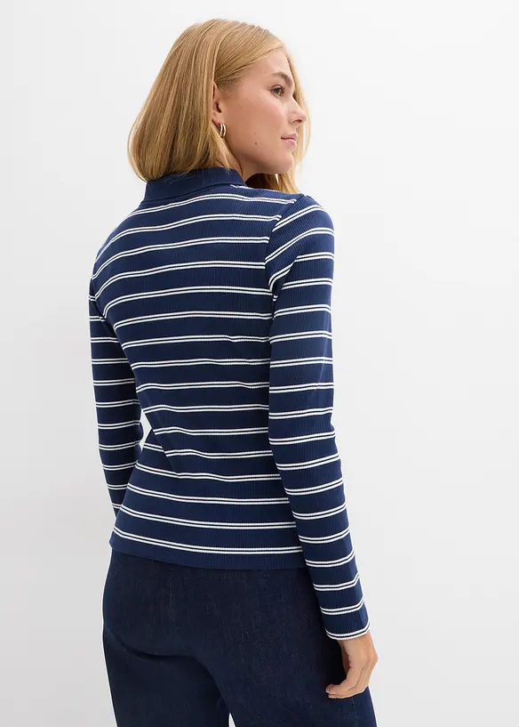 Polo c&ocirc;tel&eacute;, bonprix