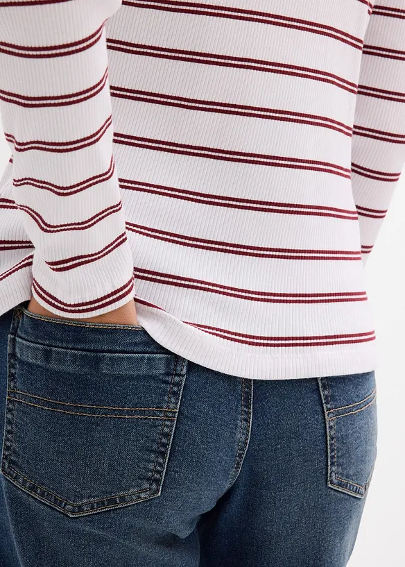 Polo c&ocirc;tel&eacute;, bonprix