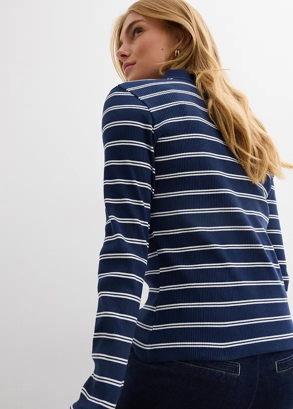 Polo c&ocirc;tel&eacute;, bonprix