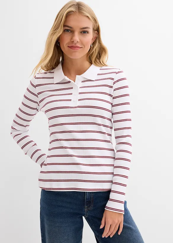 Polo c&ocirc;tel&eacute;, bonprix