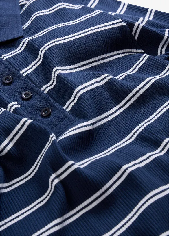 Polo c&ocirc;tel&eacute;, bonprix