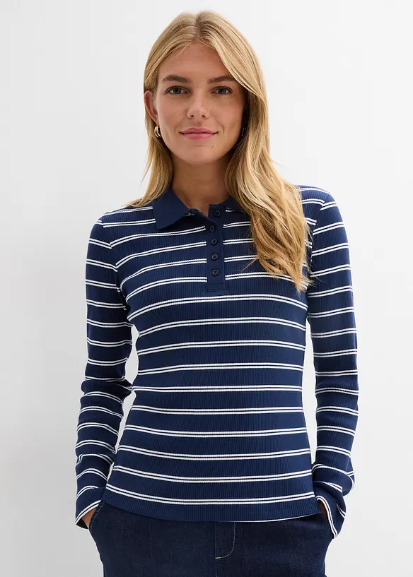 Polo c&ocirc;tel&eacute;, bonprix