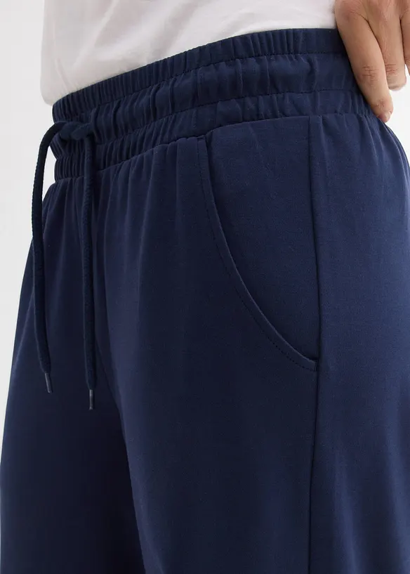 Pantalon en jersey interlock, bonprix