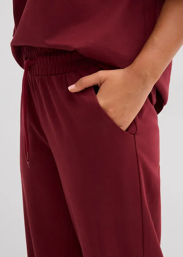 Pantalon en jersey interlock, bonprix