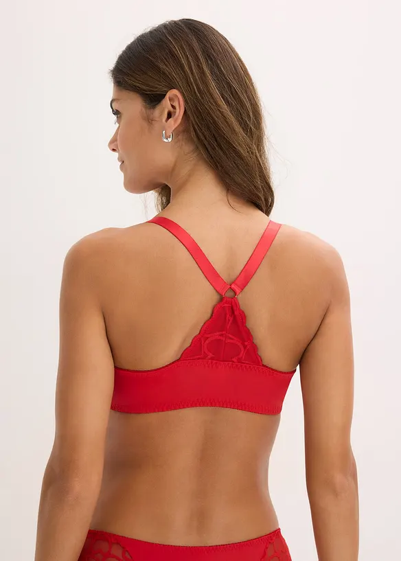 Soutien-gorge agraf&eacute; devant avec dentelle, bonprix