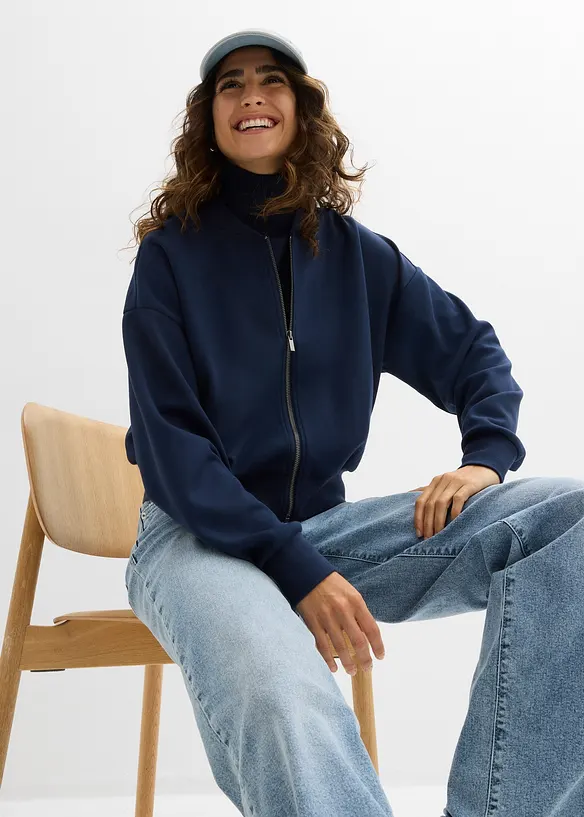 Blouson doux en sweat avec viscose, bonprix