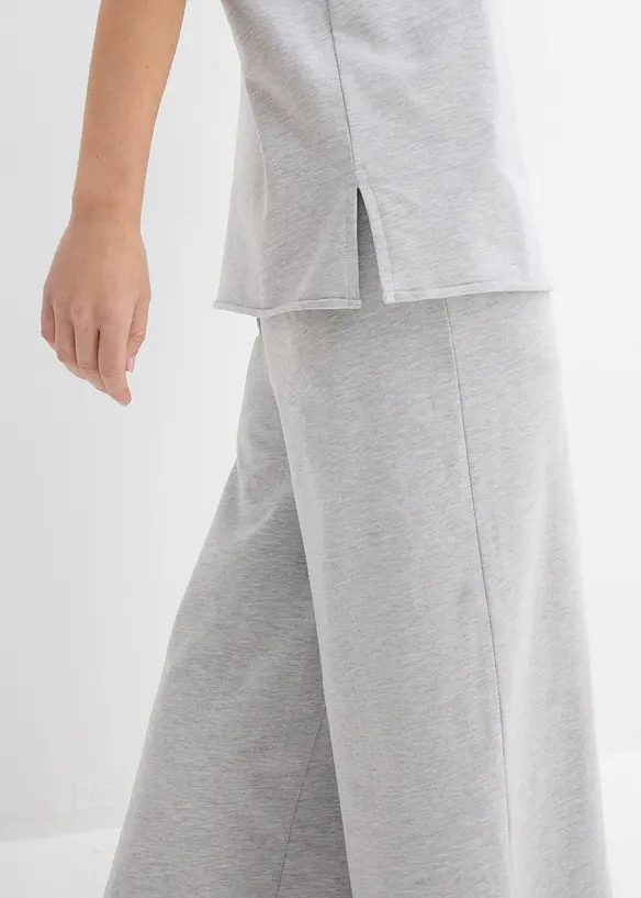 T-shirt long sweat 100% coton, bonprix