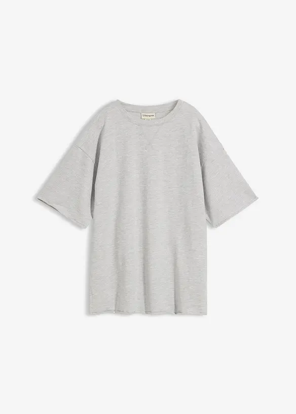 T-shirt long sweat 100% coton, bonprix