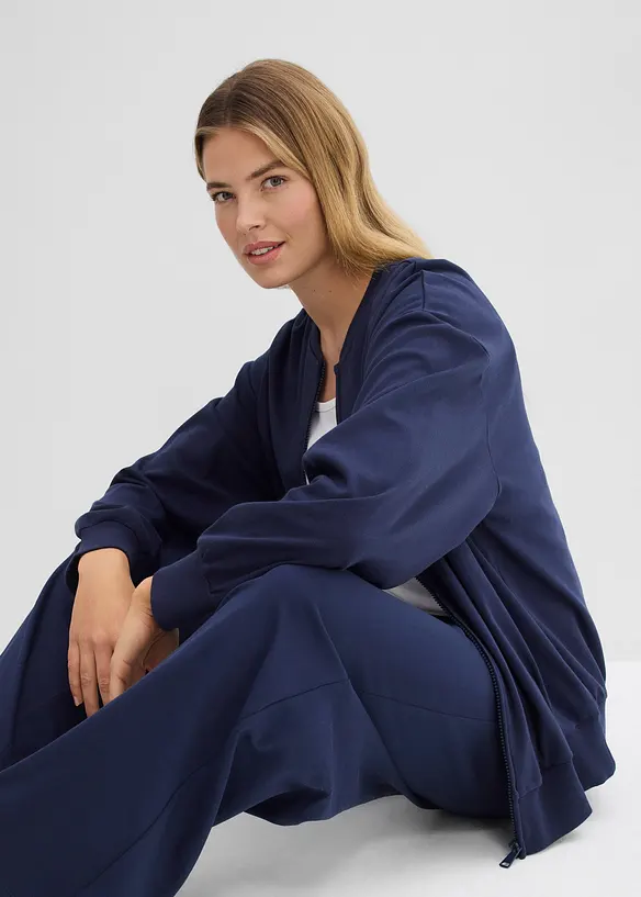 Gilet en molleton 100% coton, bonprix