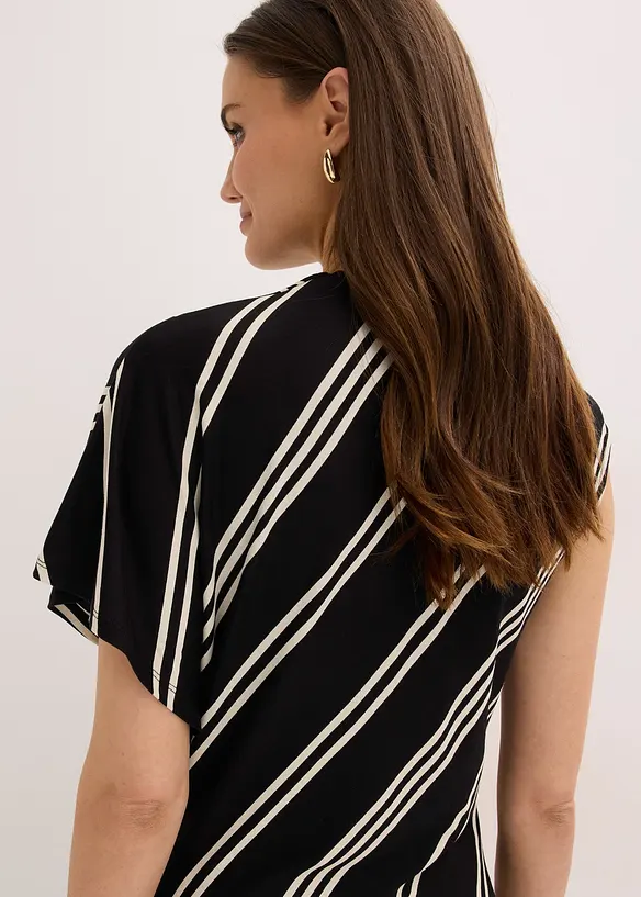 Robe midi en mati&egrave;re douce, bonprix