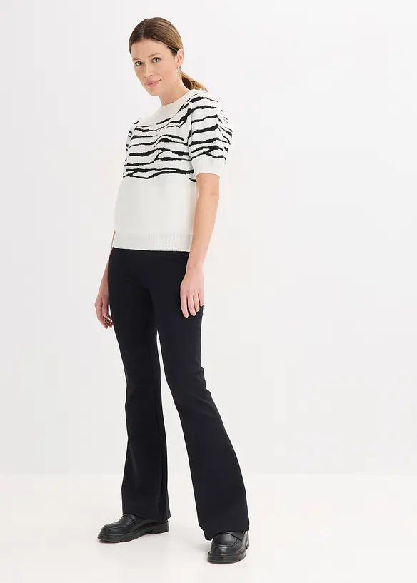 Pull &agrave; manches bouffantes, bonprix