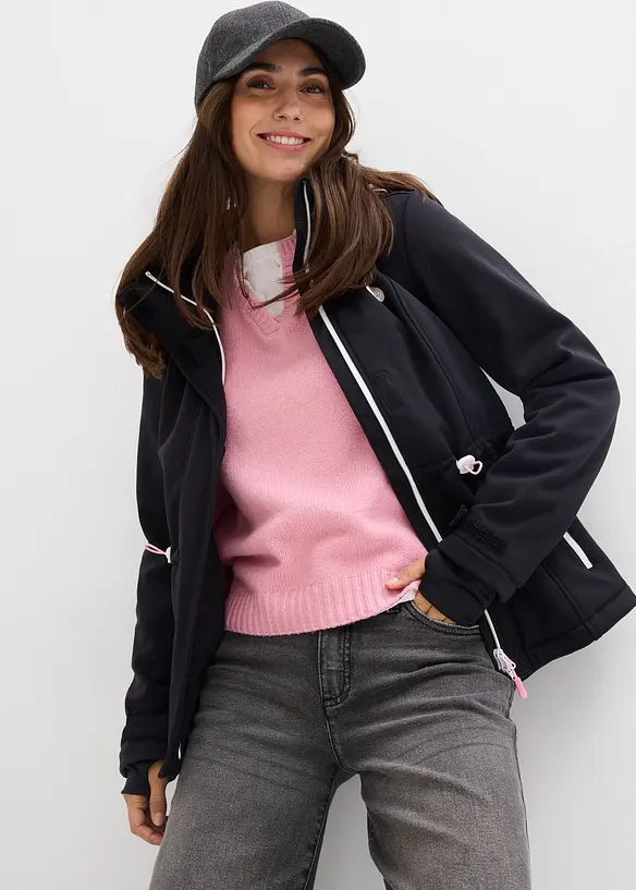 Veste softshell d&eacute;perlante, bonprix