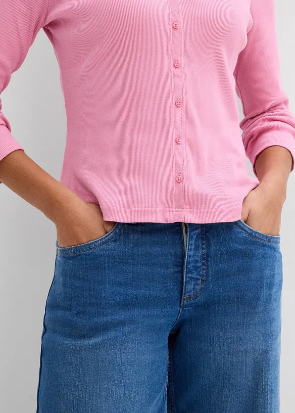 T-shirt 2 en 1 100% coton, bonprix