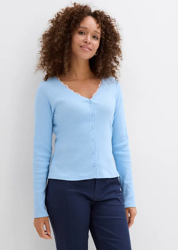 T-shirt 2 en 1 100% coton, bonprix