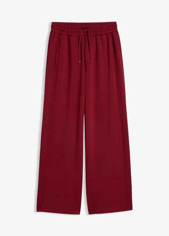 Pantalon palazzo doux en n&eacute;opr&egrave;ne, bonprix
