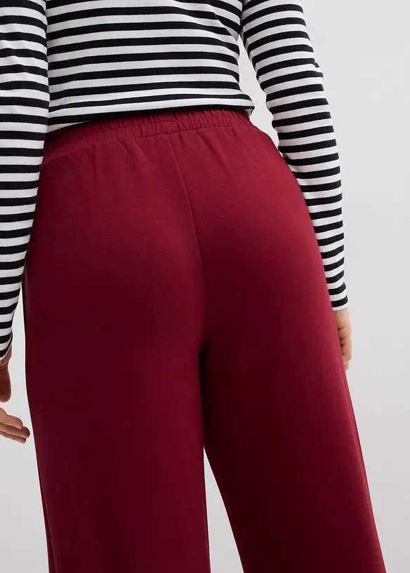 Pantalon palazzo doux en n&eacute;opr&egrave;ne, bonprix