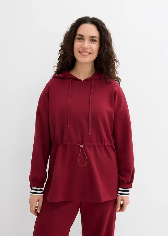 Sweat-shirt long en mati&egrave;re n&eacute;opr&egrave;ne douce, bonprix