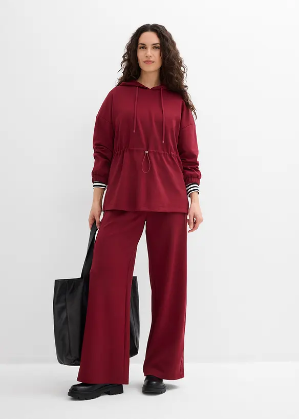 Sweat-shirt long en mati&egrave;re n&eacute;opr&egrave;ne douce, bonprix