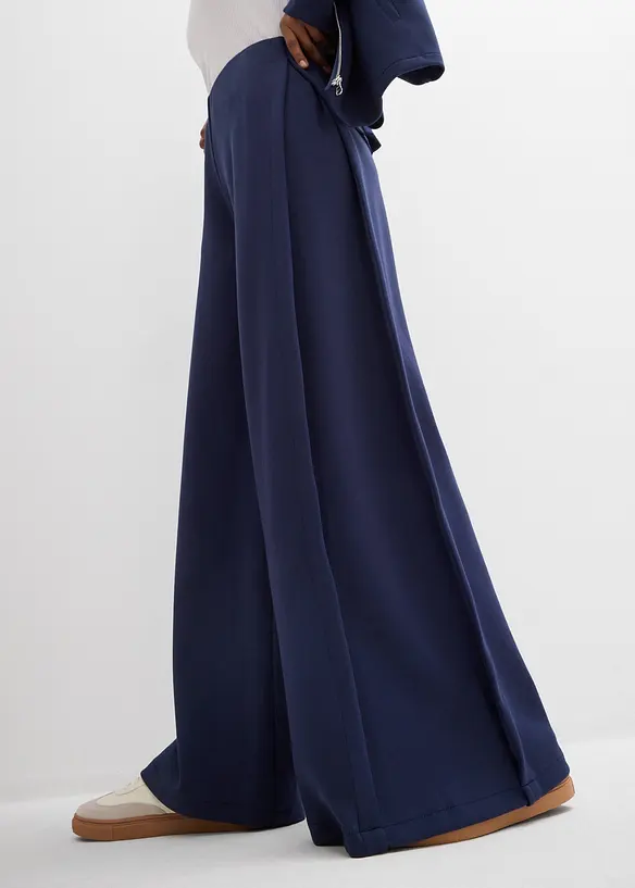 Pantalon ample &agrave; pli sur le c&ocirc;t&eacute;, bonprix